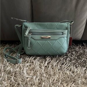 Rosetti Quilted Crossbody Bag in Teal
